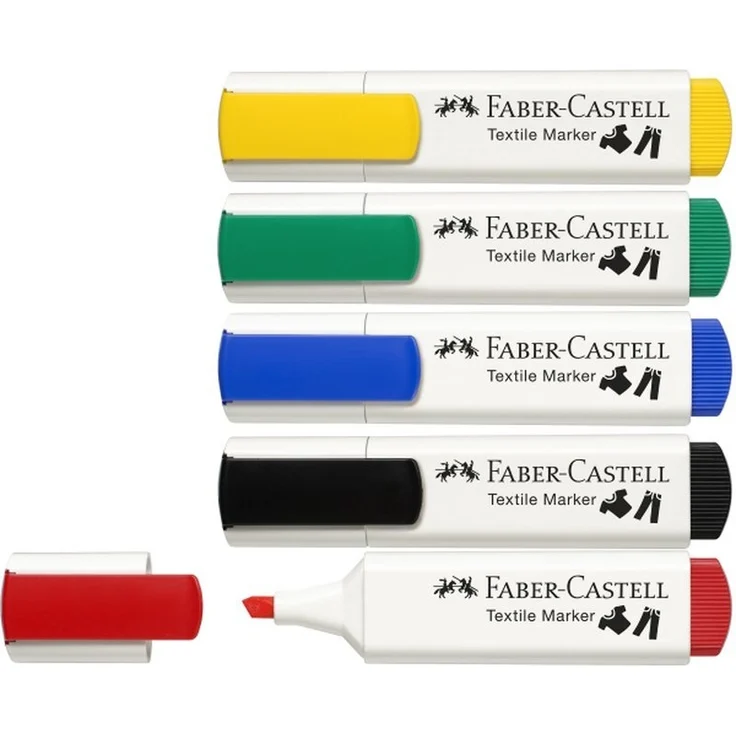 Textilmarker 5er Set - Preisvergleich – Bild 1