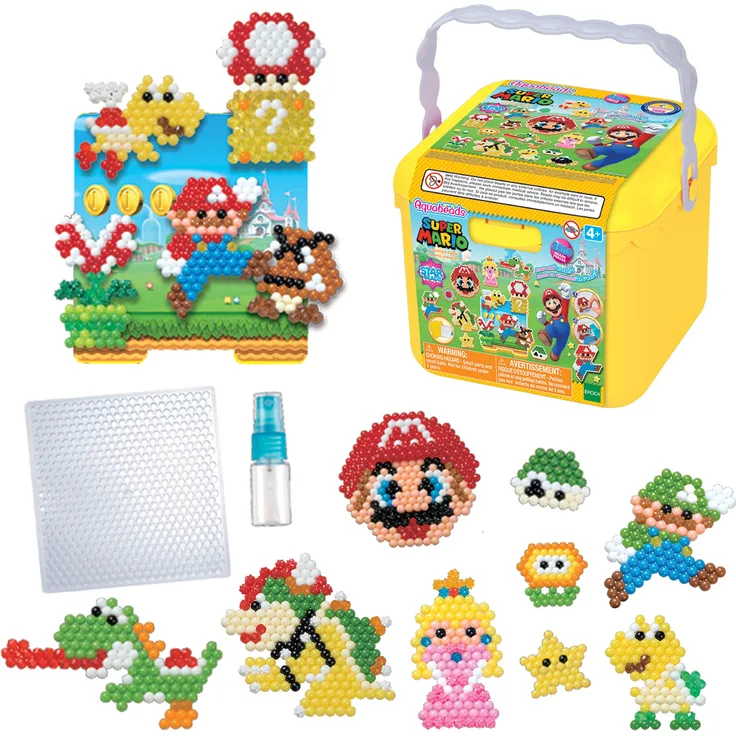Aquabeads 31774 Kreativ Würfel - Super Mario - Bastelset
