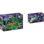 PLAYMOBIL Adventures of Ayuma 2er Set: 70805 Trainingscamp + 70803 Crystal Fairy und Bat Fairy mit Seelentieren