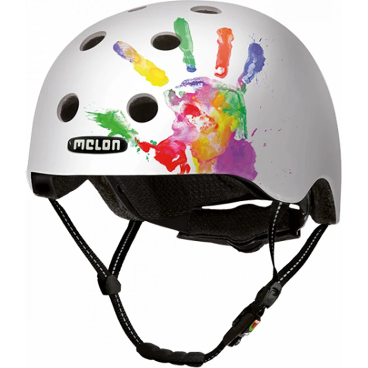 Melon Helm - Handprint XXS-S (matte) – Bild 1
