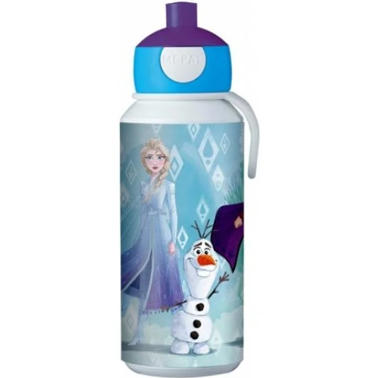 Frozen 2 - Die Eiskönigin Anna und Elsa Trinkflasche Pop-up Campus 400 ml – Bild 1