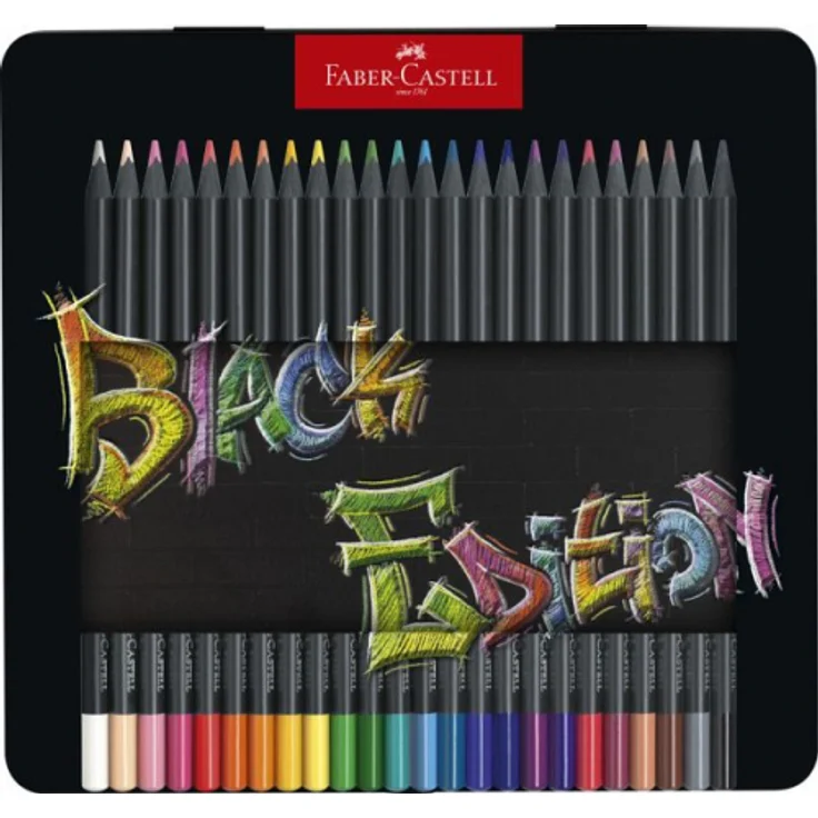 Buntstifte Black Edition 24er Metalletui – Bild 2