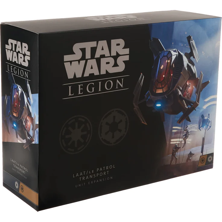 Fantasy Flight Games - Star Wars Legion: Erweiterung: LAAT/IE Patrol Transport Unit - Minature Game, 2. Imperial Expansions, FFGSWL81