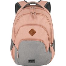 Image for Travelite Basics Rucksack mit Laptopfach Schulrucksack Daypack Backpack Rosa/Grau