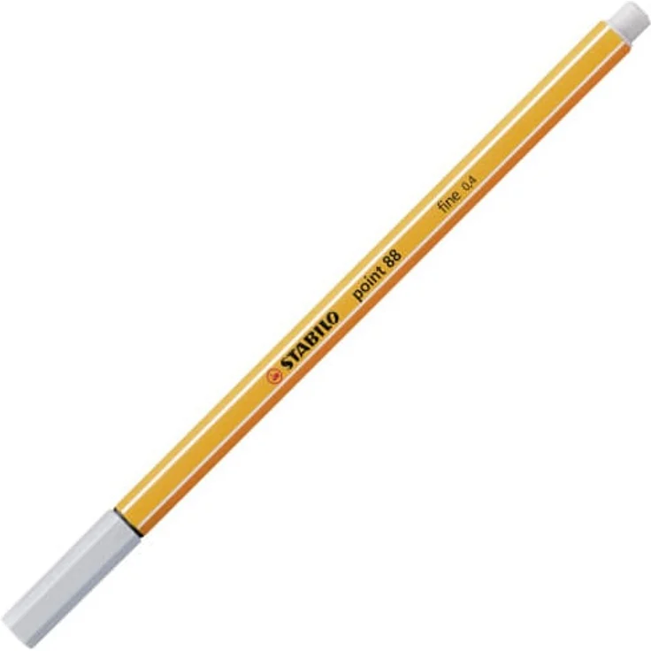 Fineliner - STABILO point 88 - Einzelstift - hellgrau – Bild 1