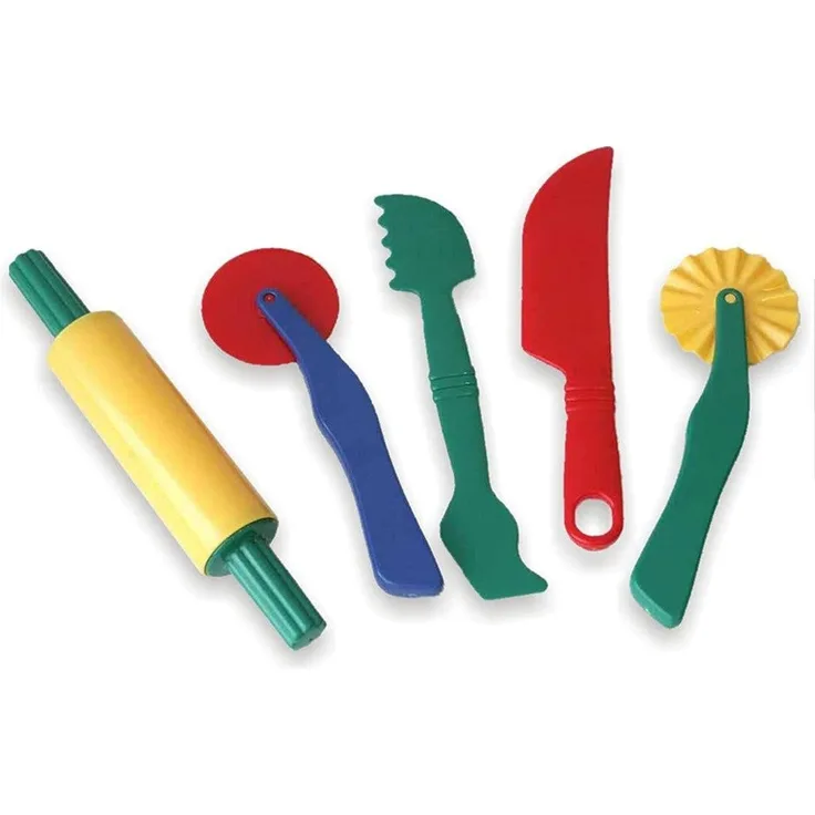 Zubehörset, Werkzeugset für Knetmasse, 5 Teile, 22cm-95251
