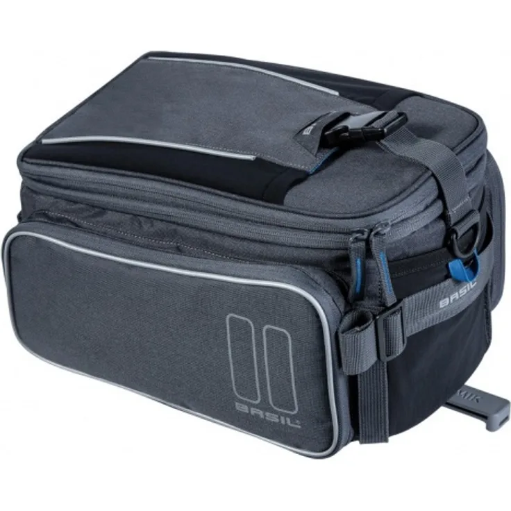 Basil Gepäckträgertasche Sport Design MIK graphite Größe 36x26x18cm 7-15ltr.