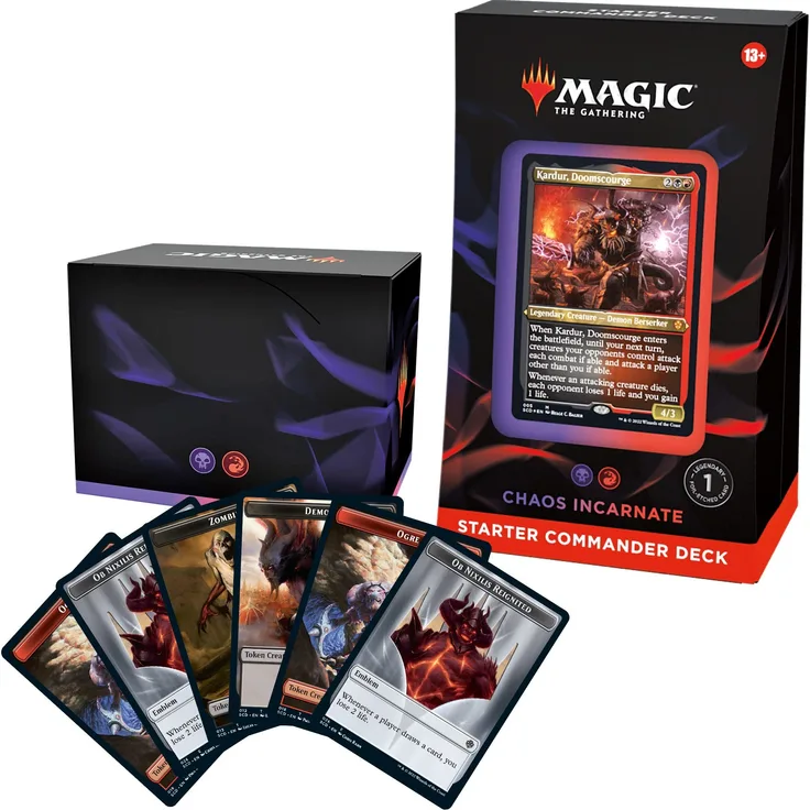 Magic: The Gathering Starter Commander Deck - Chaos Incarnate (Black-Red - Englische Version)
