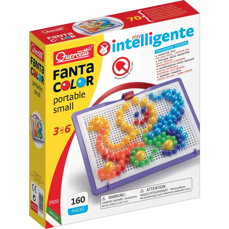 QuercettI - Fantacolor Portable - Steckspielzeug - Mosaike