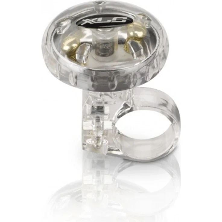 XLC Fahrradglocke DD-M12 silber transparent, Ø 36 mm