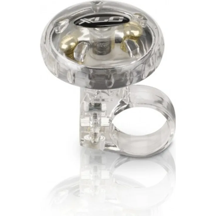 XLC Fahrradglocke DD-M12 silber transparent, Ø 36 mm