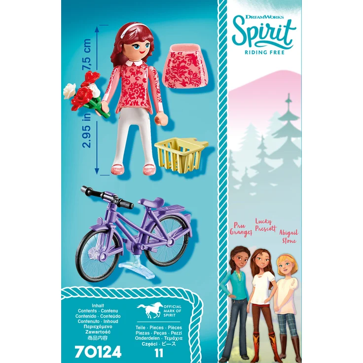 Playmobil Spirit Riding Free 70124 'Maricela mit Fahrrad', 11 Teile, ab 4 Jahren – Bild 3