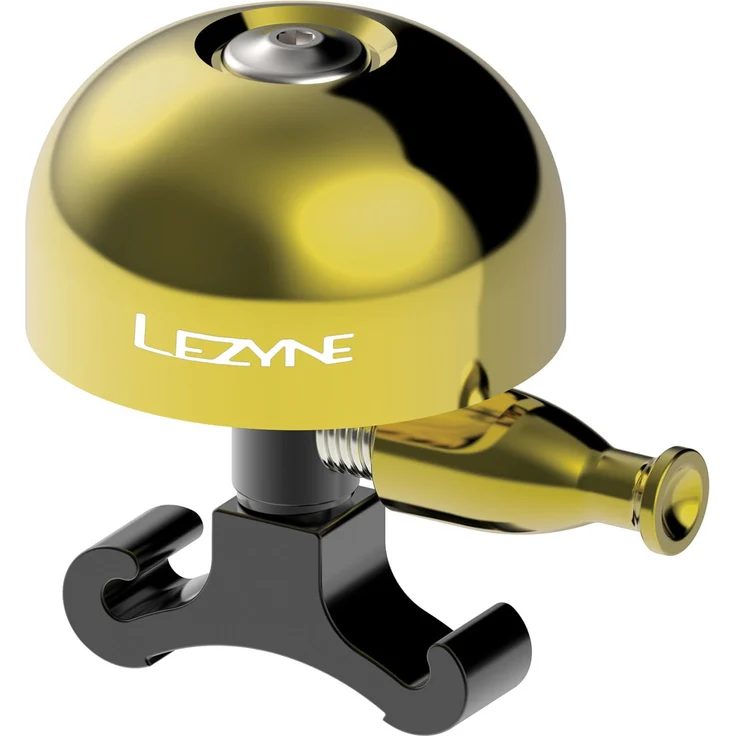 Lezyne Classic Messing Klingel - gold M – Bild 1