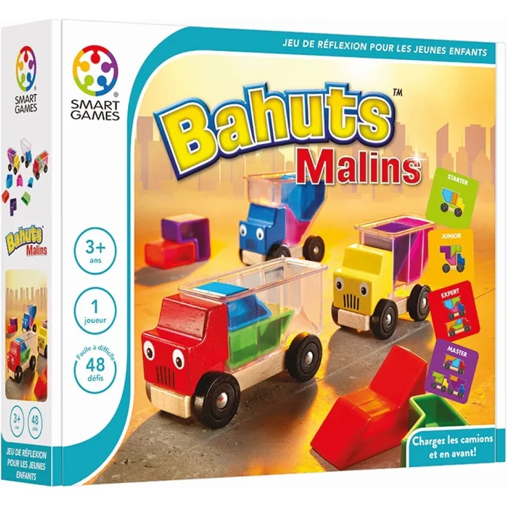 Smartgames – SG 035 fr – Bahuts Pfiffige – Spiel der Reflexion der Logik und Einbaudose