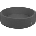 KiddyMoon Rund Bällebad Bällepool 120X30cm/KEINE Bälle ∅ 7Cm Ballgruben Bunten Bällen Für Babys Spielbad Kleinkinder, Hergestellt In Der EU, Dunkelgrau