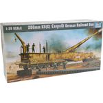 Trumpeter 00207 Modellbausatz Eisenbahngeschütz Leopold 280mm K5 (E) - Preisvergleich