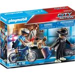 Playmobil City Action 70573 'Polizei-Fahrrad: Verfolgung des Taschendiebs', 17 Teile, ab 4 Jahren