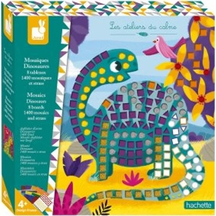 Janod J07903 KREATIV-SET AUFKLEBER-KARTEN