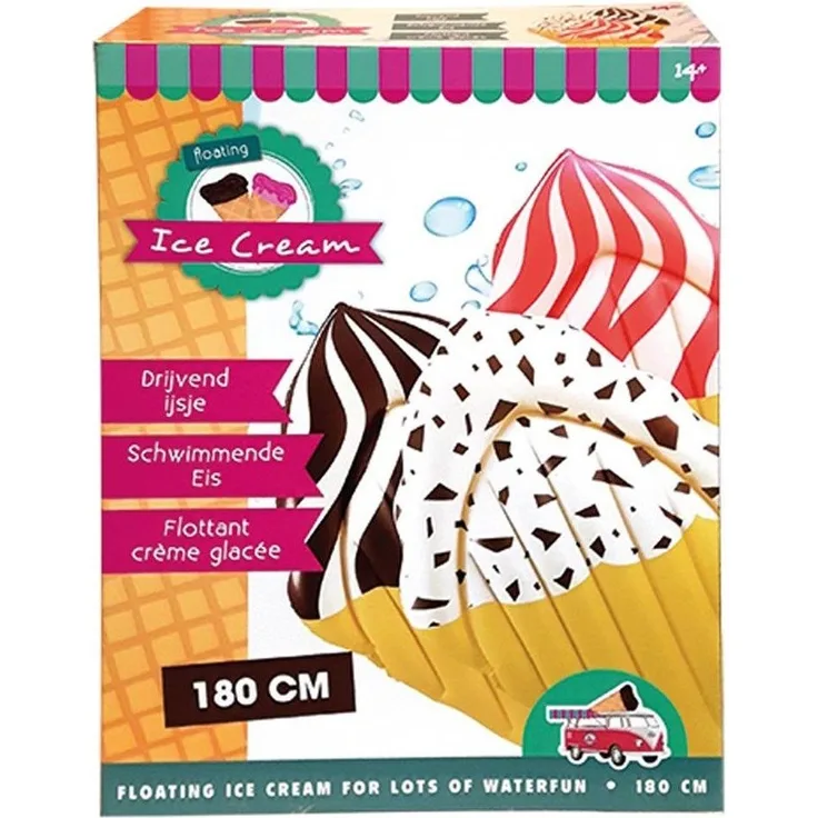 Otto Simon - Ice Cream Luftmatratze 180cm Schoko