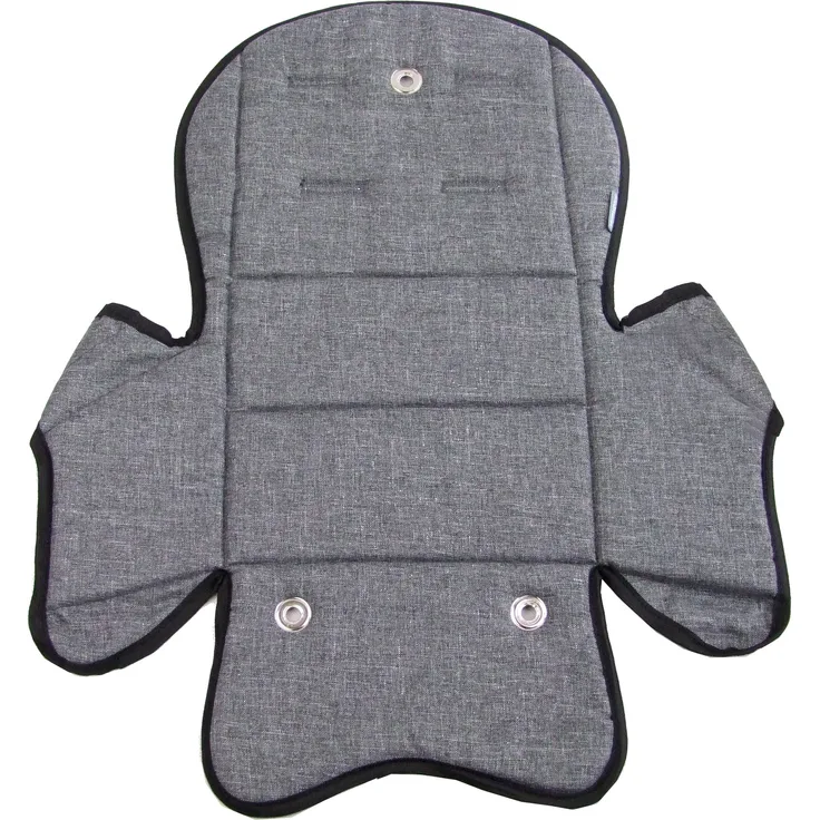 BAMBINIWELT Ersatzbezug Sitzkissen Bezug Auflage für Fahrradsitz kompatibel mit Römer Jockey meliert MOD 5 (grau meliert (Modell 5))