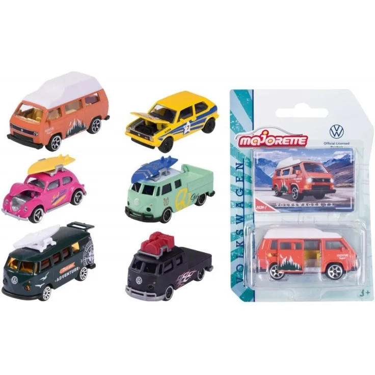 VW The Originals Premium Cars, 6-sortiert, 1 Stück, zufällige Auswahl