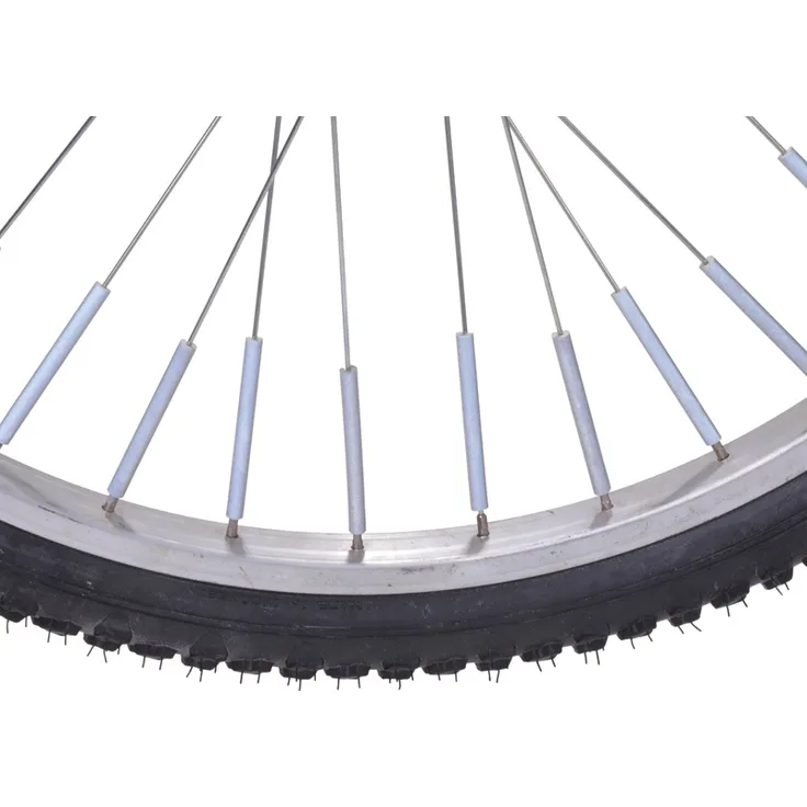 Filmer Fahrrad-Speichenreflektoren-Set Premium 49045, silber, 36 Stück