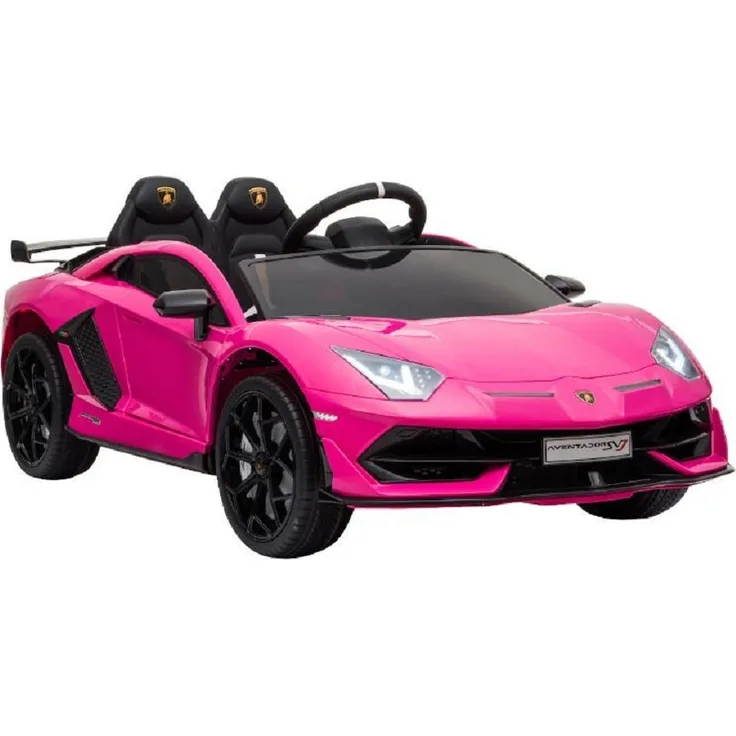 ES Toys “Lamborghini Aventador SVJ” - lizenziert, 12V, 2,4Ghz Fernbedienung, Kinderelektroauto, ab 3 Jahren
