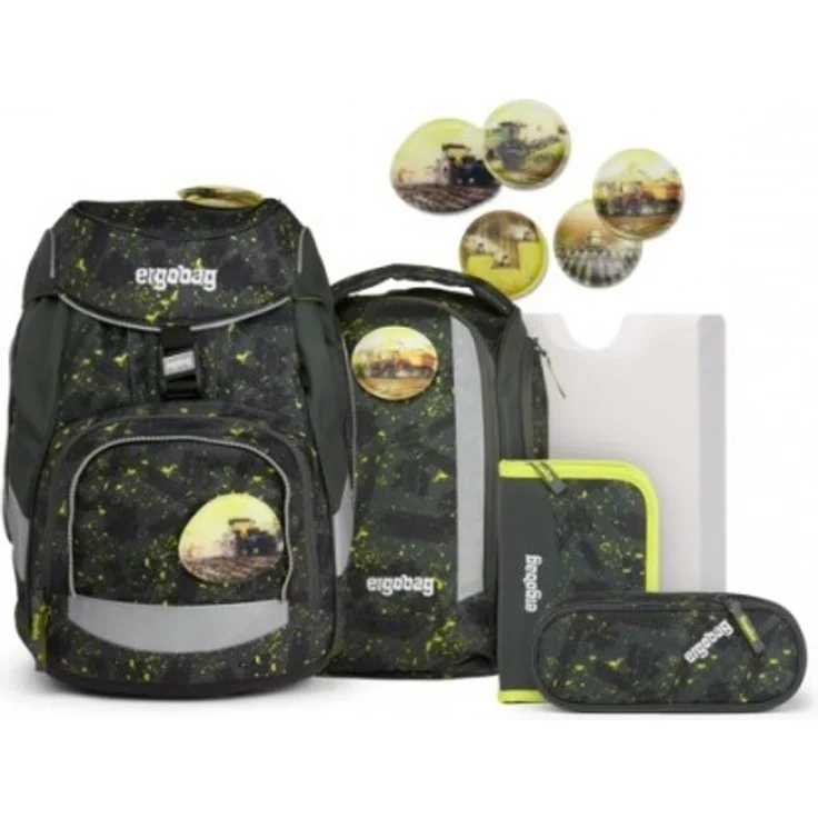 ERGOBAG Schulrucksack Set pack 6-teilig "MähdreschBär" – Bild 2