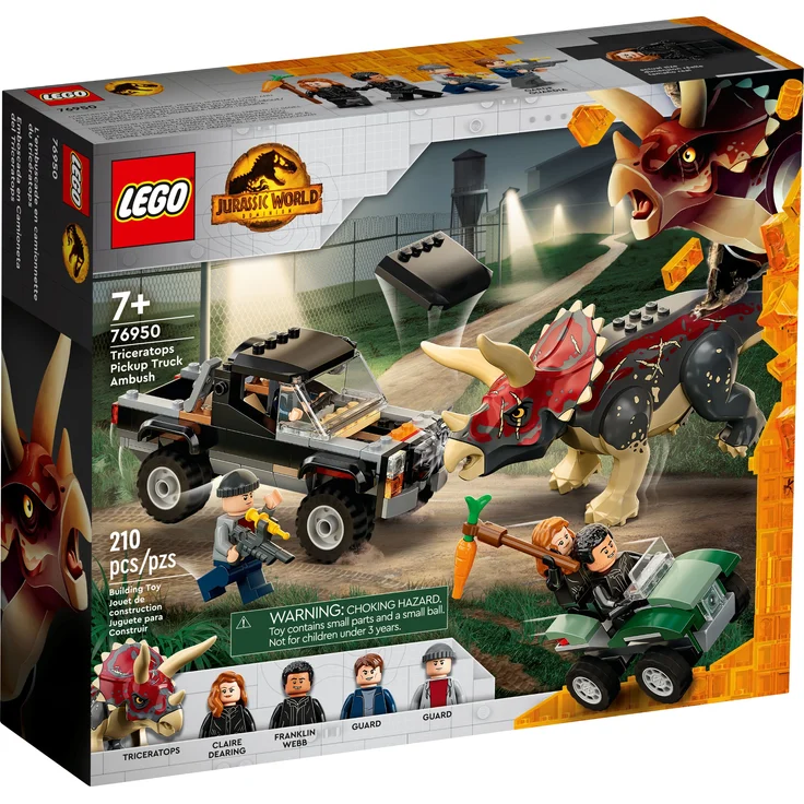 Lego Jurassic World 76950 'Triceratops-Angriff', 210 Teile, ab 7 Jahren – Bild 3