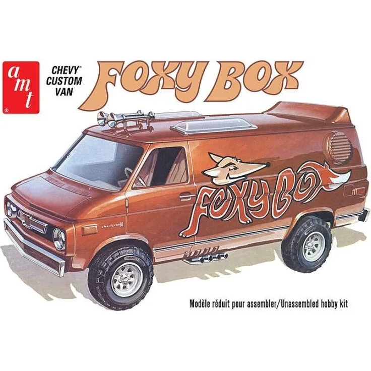 AMT AMT1265/12 1975 CHEVY VAN FOXY BOX 1:25 Bausatz Neu OVP