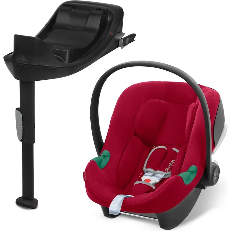 Cybex Aton B2 i-Size Babyschale inkl. Base One Dynamic Red – Bild 9