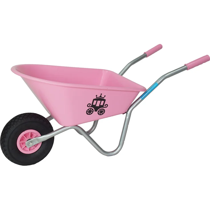 Kinderschubkarre Prinzessin Schiebkarre Metallschubkarre Gartenkarre Sandspielzeug – Bild 5