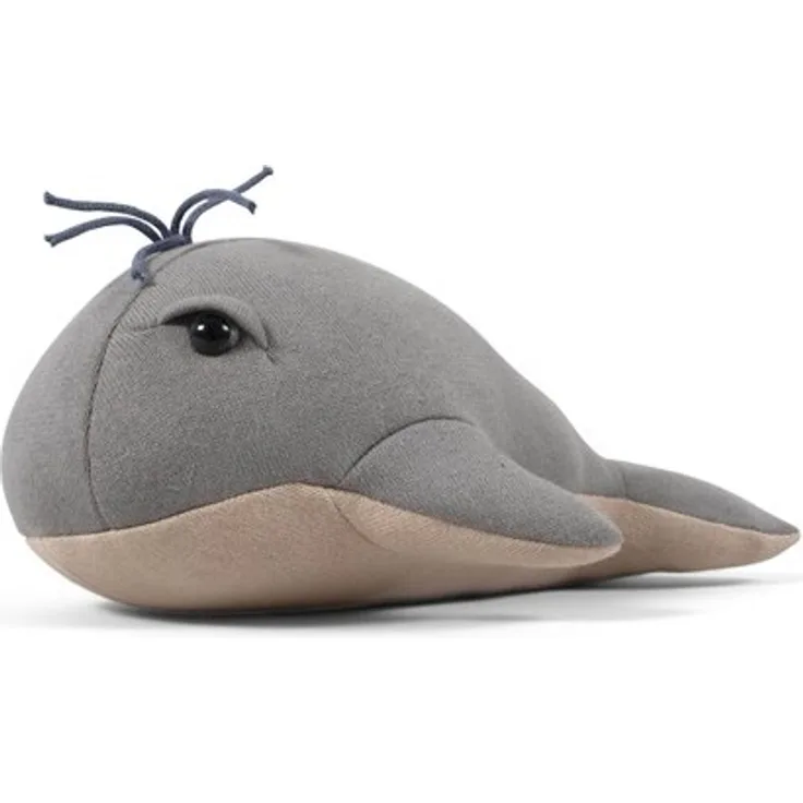 Filibabba Teddy 30 cm - Willie the whale Grey