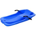 Kunststoff Bob mit Bremse blau