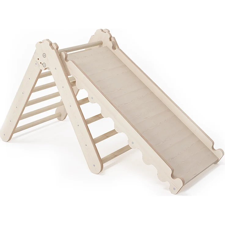 MAMOI® Kletterdreieck | Indoor Klettergerüst Kinder | Kletterdreieck mit Rutsche | Holz Klettergerüst Indoor | Klettern Kinder Indoor | Klettergerüst Indoor Kinder | CE | 100% ECO | Made in EU – Bild 7