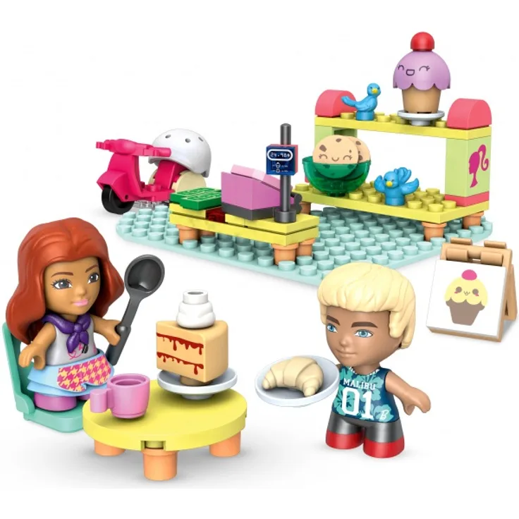 baukasten Barbie junior gelb/grün 84 Stück
