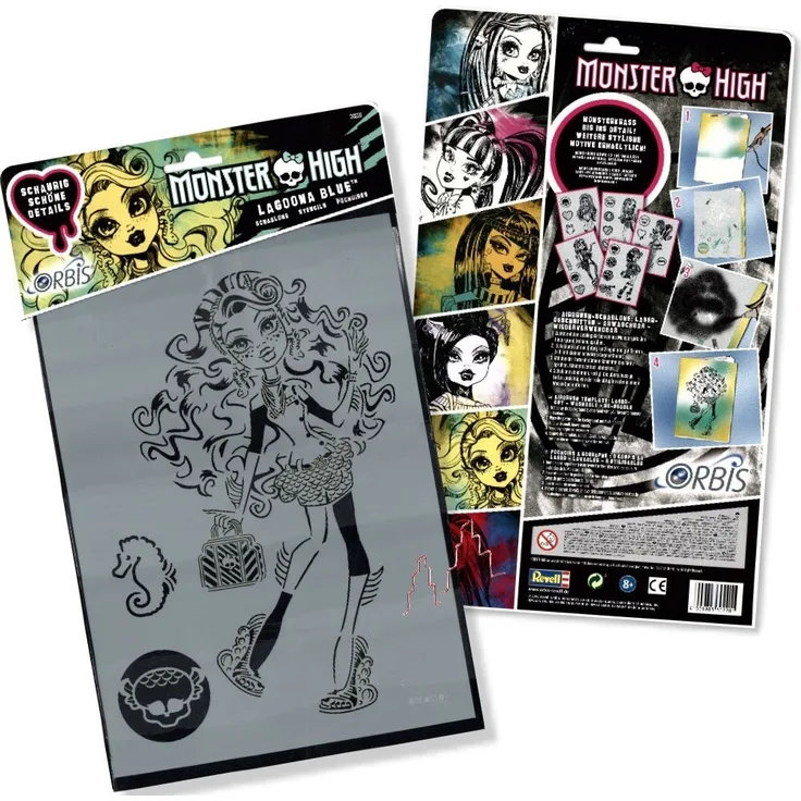 Orbis Schablone XL - Lagoona Blue 30220 Monster High