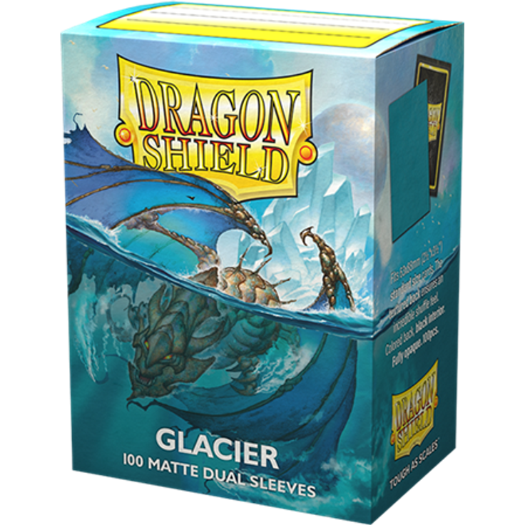 Dragon Shield Dual Matte Sleeves - Glacier Miniom (100 Sleeves)