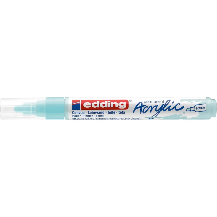 edding 5100 Acrylmarker medium pastellblau – Bild 3