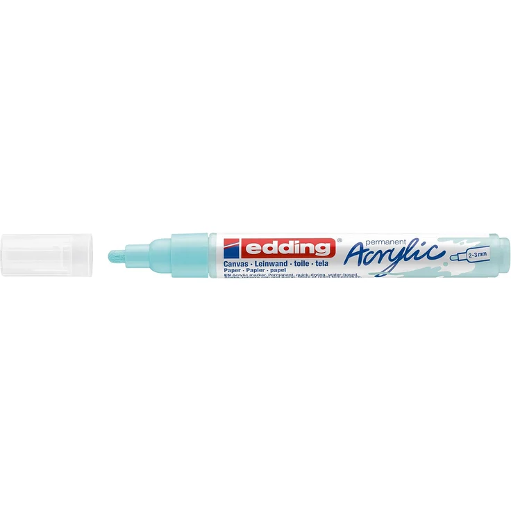 edding 5100 Acrylmarker medium pastellblau – Bild 2