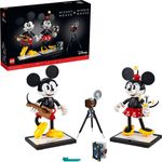 LEGO Disney 43179 'Micky Maus und Minnie Maus', 1739 Teile, ab 18 Jahren, viele fantastische Details, Retro-Optik