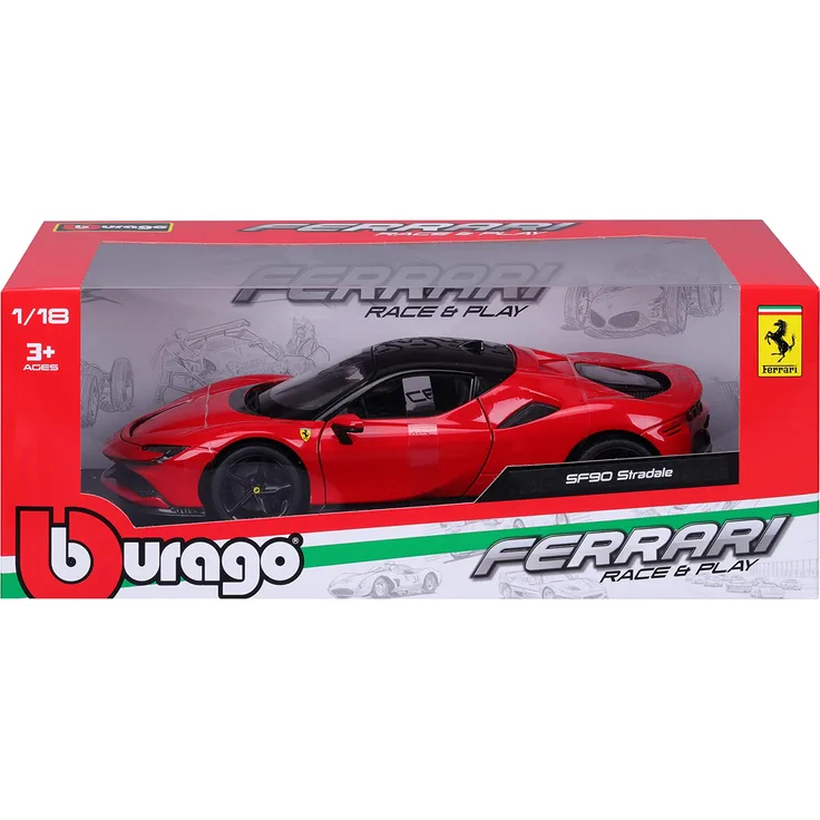Bburago B18-16015 1:18 Ferrari Race & Play SF90 STRADALE