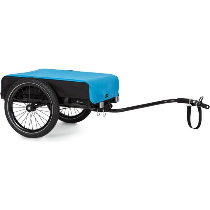 Companion Lastenanhänger 40kg / 50Ltr Fahrradanhänger Handwagen 16" Stahlrahmen schwarz/blau Schwarz – Bild 1