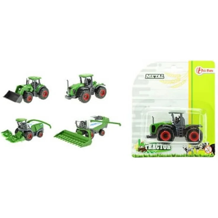 TOITOYS TRACTOR Traktor Metal 4er-Set