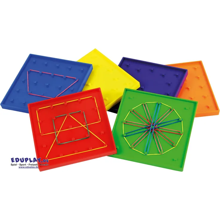 Eduplay Geo Brett 6er Set 12,5 cm