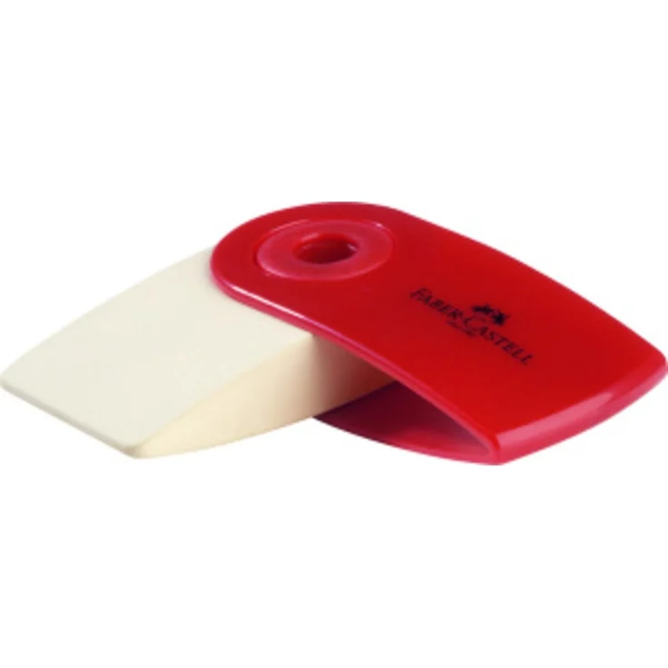 FABER-CASTELL Radierer SLEEVE mini Farbe - Brombeer oder blau – Bild 2