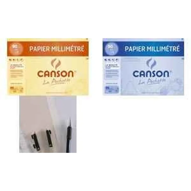 CANSON Millimeterpapier DIN A4 90 gqm Farbe dunkelbraun