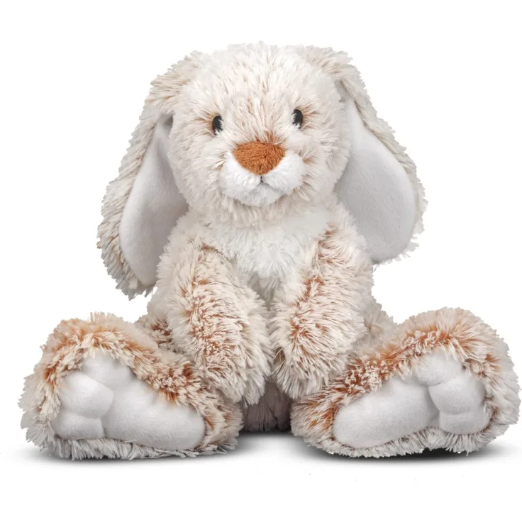 Melissa & Doug Hasen-Plüschtier Teddy | Großer Teddybär Stofftiere für Mädchen | Kuscheltier Hase Teddy | Stofftiere für Mädchen | Hasen-Plüschtiere für Mädchen & Jungen ab 3 Jahren. Ostergeschenke