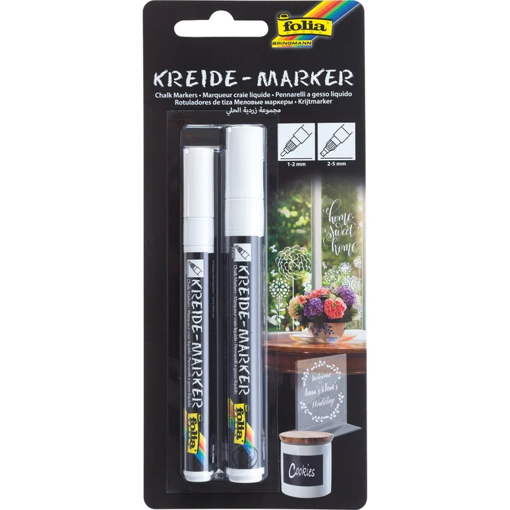 folia Kreidemarker 2er Set