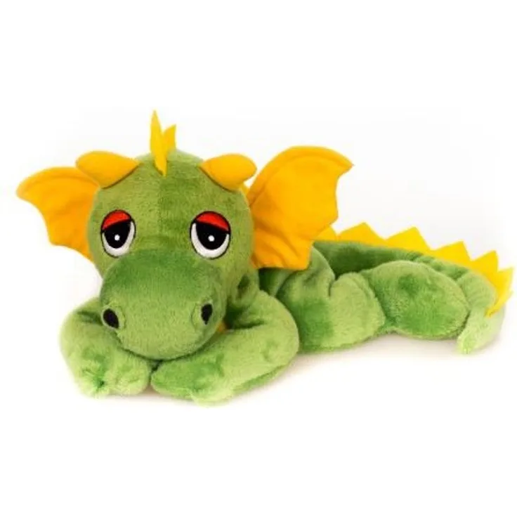 Glücksdrache grün Kuscheltier Wärmflasche Wärmekissen Wärmekuscheltier Wärmetier Kühlkissen